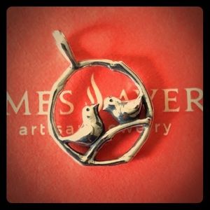🦜❤️🦜Love birds 3D Retired James Avery pendant